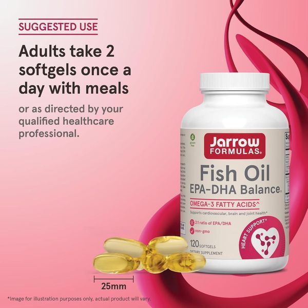 Jarrow Formulas EPA-DHA Balance 120 капсул (4384303877) 4384303877 фото
