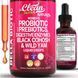 Добавка премиум-класса пробиотики для здоровья пищеварения Clean Nutraceuticals Liquid Probiotics for Women Drops 60 мл 4384307854 фото 1