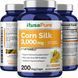 Екстракт кукурудзяних ривець преміумкласу NusaPure Corn Silk Extract 3,000 mg 200 капсул 2290601462 фото 4
