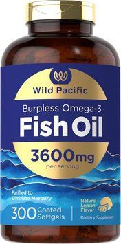 Домішка преміумкласу омега 3 жирні кислоти Carlyle Burpless Fish Oil 3600 mg 300 капсул 2677483002 фото