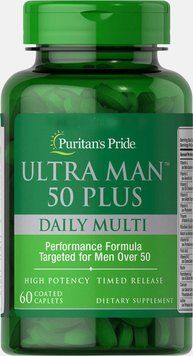 Вітаміни Puritan's Pride Ultra Man 50 Plus 60 таблеток (4384301455) 1060001279 фото
