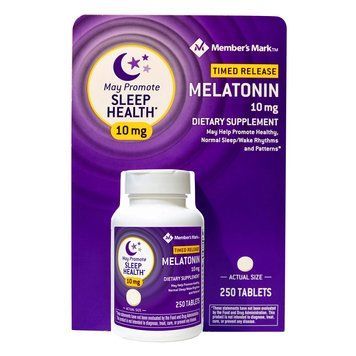 Мелатонін для здорового сну Member's Mark Timed Release Melatonin 10mg 250 таблеток 2090833053 фото