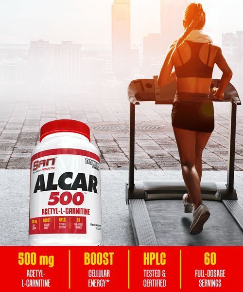 Жиросжигатель SAN Alcar Acetyl-L-Carnitine 60 капсул (4384303727) 4384303727 фото