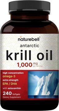 Олія антарктичного криля преміумкласу NatureBell Antarctic Krill Oil 1000mg 240 капсул 2417755790 фото