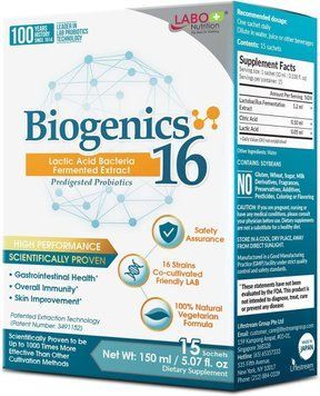 Ферментований екстракт молочнокислих бактерій преміумкласу LABO Nutrition Biogenics 16 150 мл 2217883308 фото