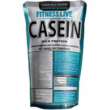 Протеїн Fitness Live Casein Protein 500 г Полуниця (5588645732555) 1437158373 фото