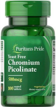 Вітаміни Puritan's Pride Chromium Picolinate 500 mcg 100 таблеток (4384301517) 1060001338 фото