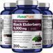 Черная бузина премиум-класса NusaPure Black Elderberry 200 капсул 4384306843 фото 4