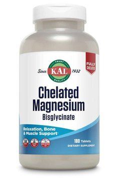 Вітаміни KAL Chelated Magnesium Bigglycinate 180 таблеток (4384304580) 1684742256 фото