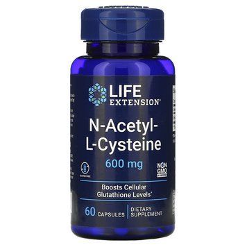 Life Extension N-Acetyl-L-Cysteine 60 капсул (4384304174) 1589283469 фото