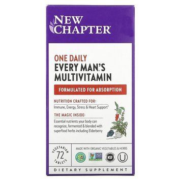 New Chapter One Daily Every Man's Multivitamin 72 таблетки (4384303975) 1526902621 фото