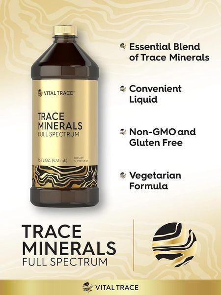 Добавка премиум-класса комплекс микроэлементов Carlyle Trace Minerals Full Spectrum 473 мл 4383731230 фото