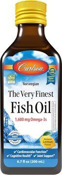 Carlson Labs The Very Finest Fish Oil 200 мл (4384304175) 1589283470 фото