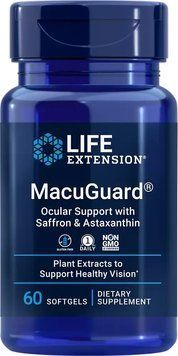 Life Extension MacuGuard with Saffron & Astaxanthin 60 капсул (4384304326) 1684741480 фото