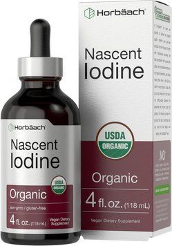 Домішка преміумкласу, що зароджується йод Horb&auml;ach Nascent Iodine 118 мл 2503896503 фото