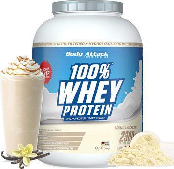 Протеїн Body Attack 100% Whey Protein 2300 г (4384303620) 1450223930 фото