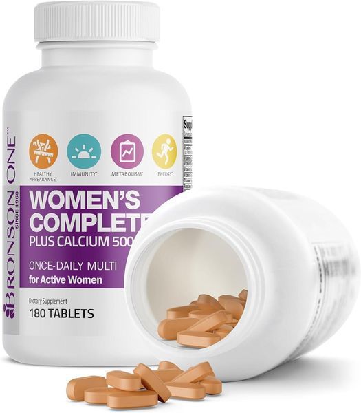 Идеальная мультивитаминно-минеральная формула Bronson ONE Daily Women&rsquo;s Complete Multivitamin Multimineral 180 таблеток 4384305858 фото