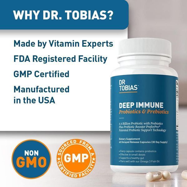 Dr. Tobias Deep Immune Probiotics 60 капсул (4384304386) 4384304386 фото