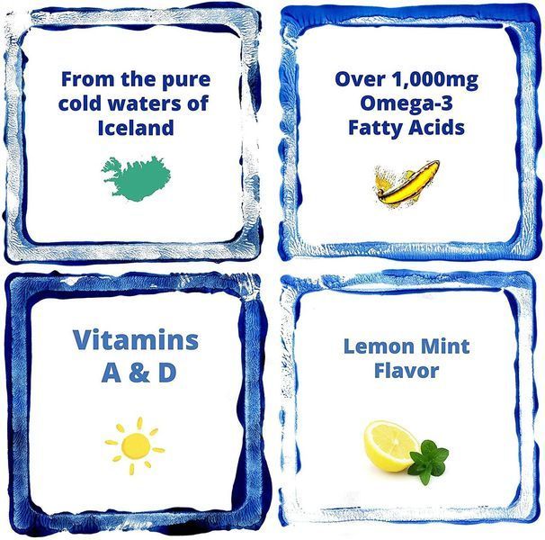 Garden of Life Olde World Icelandic Cod Liver Oil Lemon Mint 236 мл (4384304084) 4384304084 фото