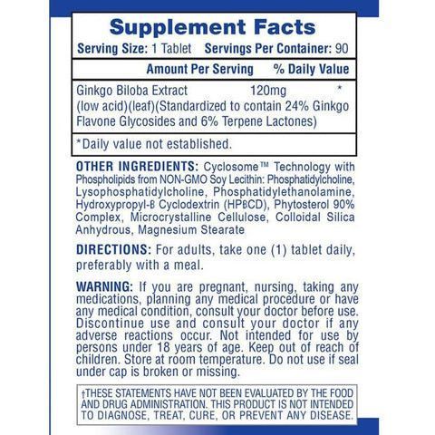 Гинкго билоба Hi-Tech Pharmaceuticals Apple Ginkgo Biloba 90 таблеток 4384305649 фото