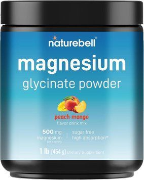 Добавка премиум-класса магний глицинат NatureBell Magnesium Glycinate Powder 454 г 4384308313 фото