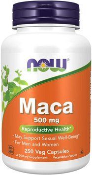 Екстракт NOW Maca 500 mg Veg Capsules 250 капсул (4384303518) 1439251172 фото