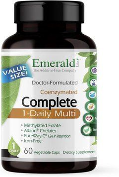 Біодоступні щоденні вітаміни преміумкласу Emerald Labs Complete 1-Daily Multi 60 капсул 2206158512 фото