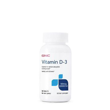 Вітаміни GNC Vitamin D-3 2000 IU 180 таблеток (4384303316) 1437160588 фото
