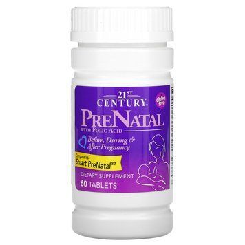 21st Century PreNatal 60 таблеток (4384304128) 1573406616 фото