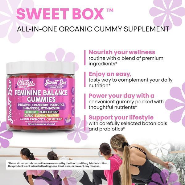 Добавка премиум-класса для женского баланса Clean Nutraceuticals Feminine Balance Gummies 60 таблеток 4382306632 фото