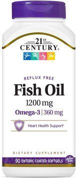 21st Century Fish Oil 1200 mg 90 капсул (4384304152) 1589283447 фото