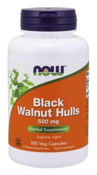 Спеціальний продукт NOW Black Walnut Hulls 500 mg Veg Capsules 100 капсул (4384301979) 1437159041 фото