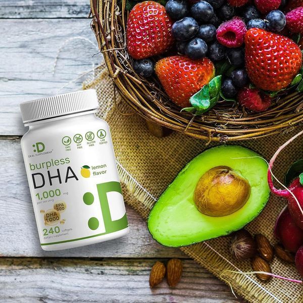 Докозагексаеновая кислота DHA дикой рыбы премиум-класса Deal Supplement Burples DHA 240 капсул 2391751326 фото