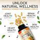 Добавка премиум-класса органический куркумин и имбирь Health Nutrition Naturals Turmeric & Ginger 2600mg 240 капсул 4382893099 фото 6