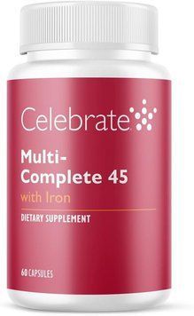 Добавка премиум-класса бариатрические мультивитамины Celebrate Bariatric Supplements Multi-Complete with 45 mg Iron 60 капсул 2942437746 фото