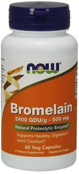 Спеціальний продукт NOW Bromelain 500 mg Veg Capsules 60 капсул (4384301182) 1437158604 фото