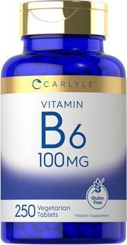 Добавка премиум-класса витамин B6 Carlyle Vitamin B6 100mg 250 таблеток 4383830098 фото