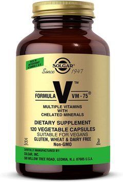 Витамины Solgar Formula V VM-75 120 капсул (4384303061) 1437160269 фото
