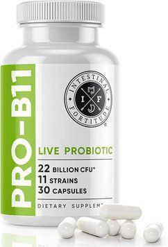 Пробиотическая добавка премиум-класса для здоровья кишечника Intestinal Fortitude PRO-B11 30 капсул 4384307359 фото