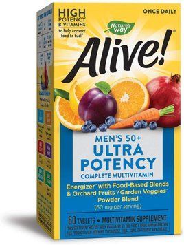 Вітаміни nature's Way Once Daily men's 50+ Ultra Potency 60 таблеток (4384301084) 1437158523 фото