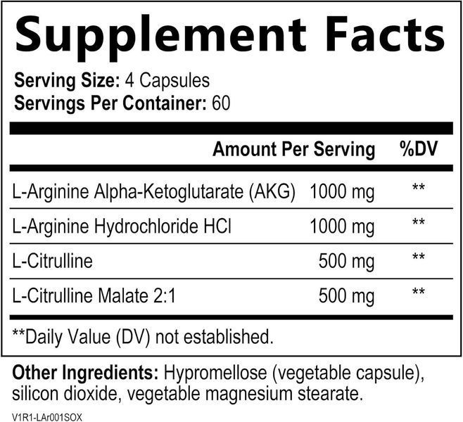 Добавка премиум-класса с оксидом азота Built by Nature Nitric Oxide Supplement 3000mg 240 капсул 4383167233 фото
