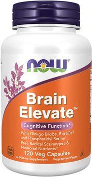 Спеціальний продукт NOW Brain Elevate Veg Capsules 120 капсул (4384304537) 1684742213 фото