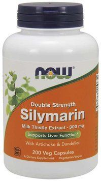 Спеціальний продукт NOW Silymarin, Double Strength 300 mg Veg Capsules 200 капсул (4384301898) 1060004571 фото