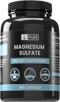 Домішка преміумкласу магнію сульфат Pure Original Ingredients Magnesium Sulfate 365 капсул 2612908699 фото