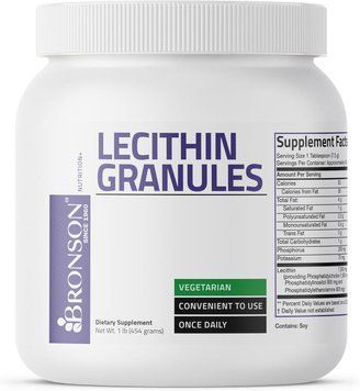 Домішка преміумкласу лецитин гранули Bronson Lecithin Granules 454 г 2540703337 фото