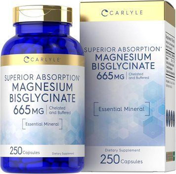 Домішка преміумкласу буферизований бісгліцинат магнію Carlyle Buffered Magnesium Bigglycinate 665 mg 250 капсул 2584450845 фото