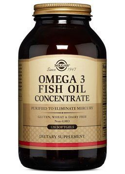 Витамины Solgar Omega-3 Fish Oil Concentrate 120 капсул (4384302460) 1437159591 фото