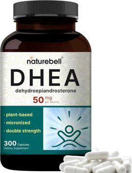 Домішка преміумкласу підтримує рівень енергії обмін речовин NatureBell DHEA 50mg 300 капсул 2432686788 фото