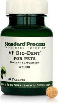 Домішка преміумкласу для росту кісток і здорових тканин Standard Process Inc. VF Bio-Dent for Pets 90 таблеток 4383935707 фото