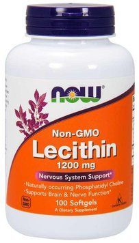 Вітаміни NOW Lecithin 1200 mg Softgels 100 капсул (4384301963) 1060004665 фото